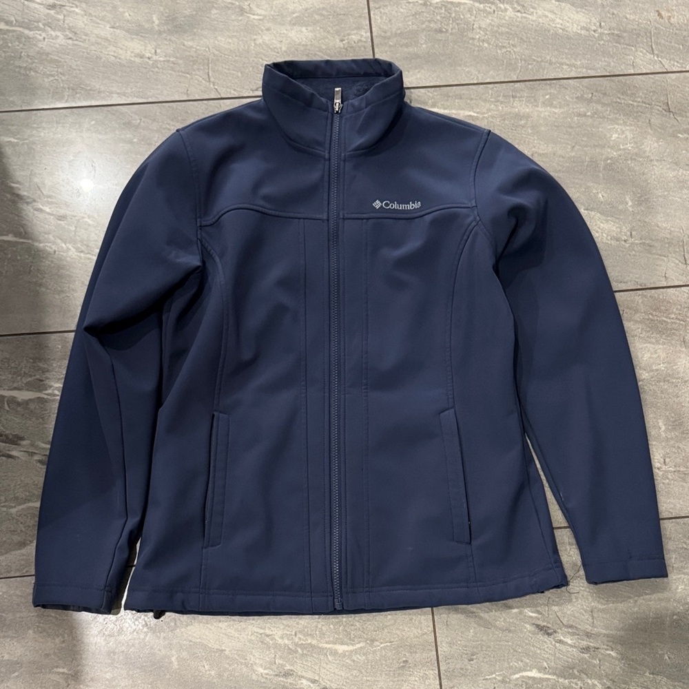 Columbia Dark Blue Softshell Jacket